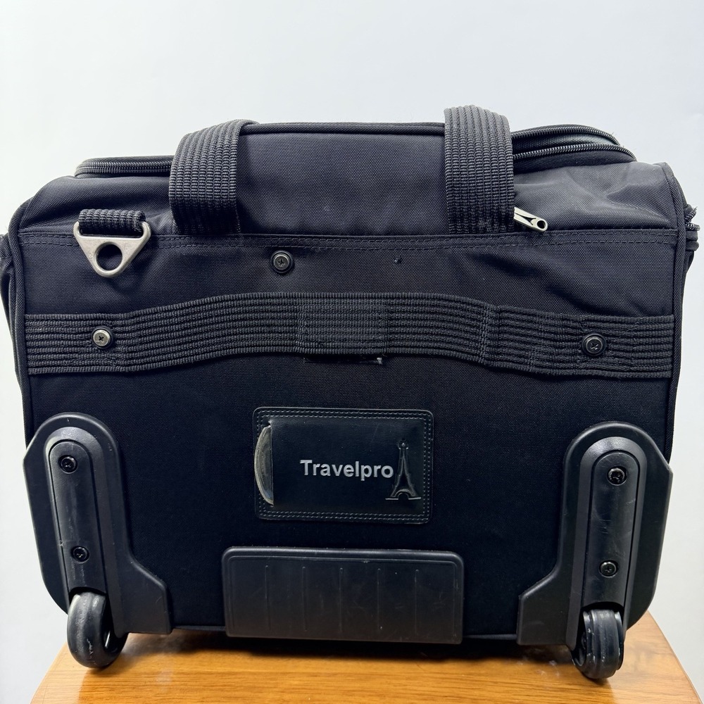 Travelpro Crew 5 Rolling Pilot Flight Bag Underseat Carry On Luggage Organizer - Picture 4 of 11